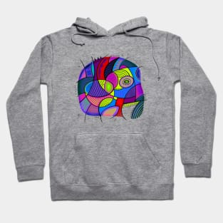 Colored head Hoodie